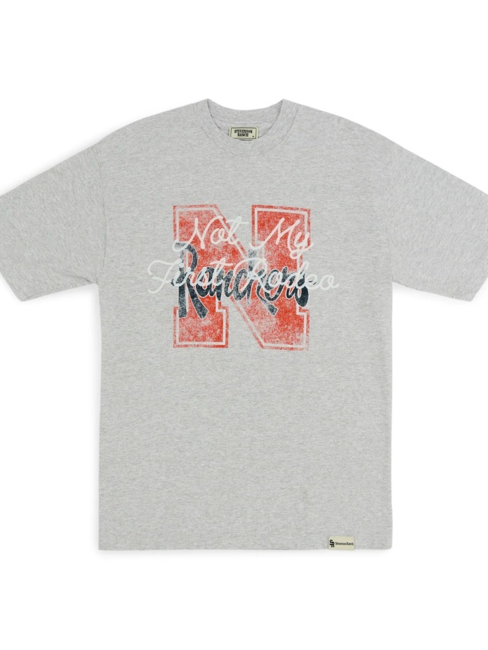 Stevenson Ranch x lowa "Nebraska" Tee (Ash grey)